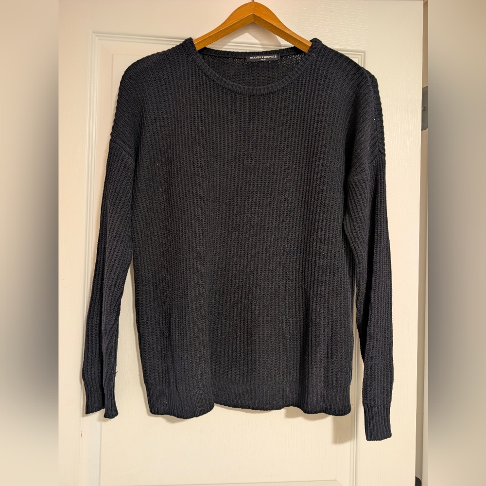 Brandy Melville Navy Knit Sweater